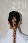 MANA SPC Cap Black — back with ponytail opening