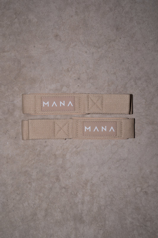 MANA Lifting Straps — Sand
