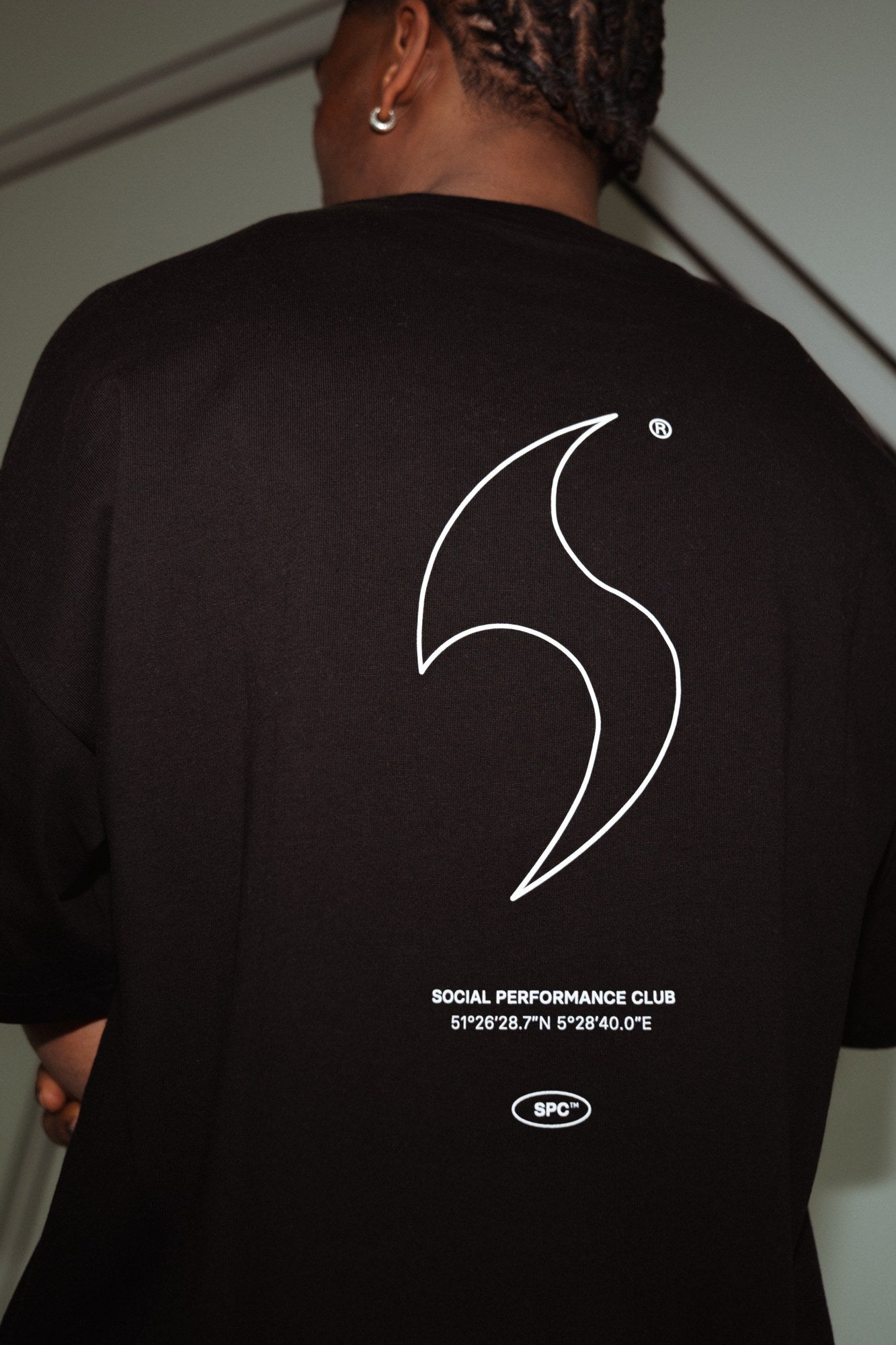 MANA SPC oversized shirt back print