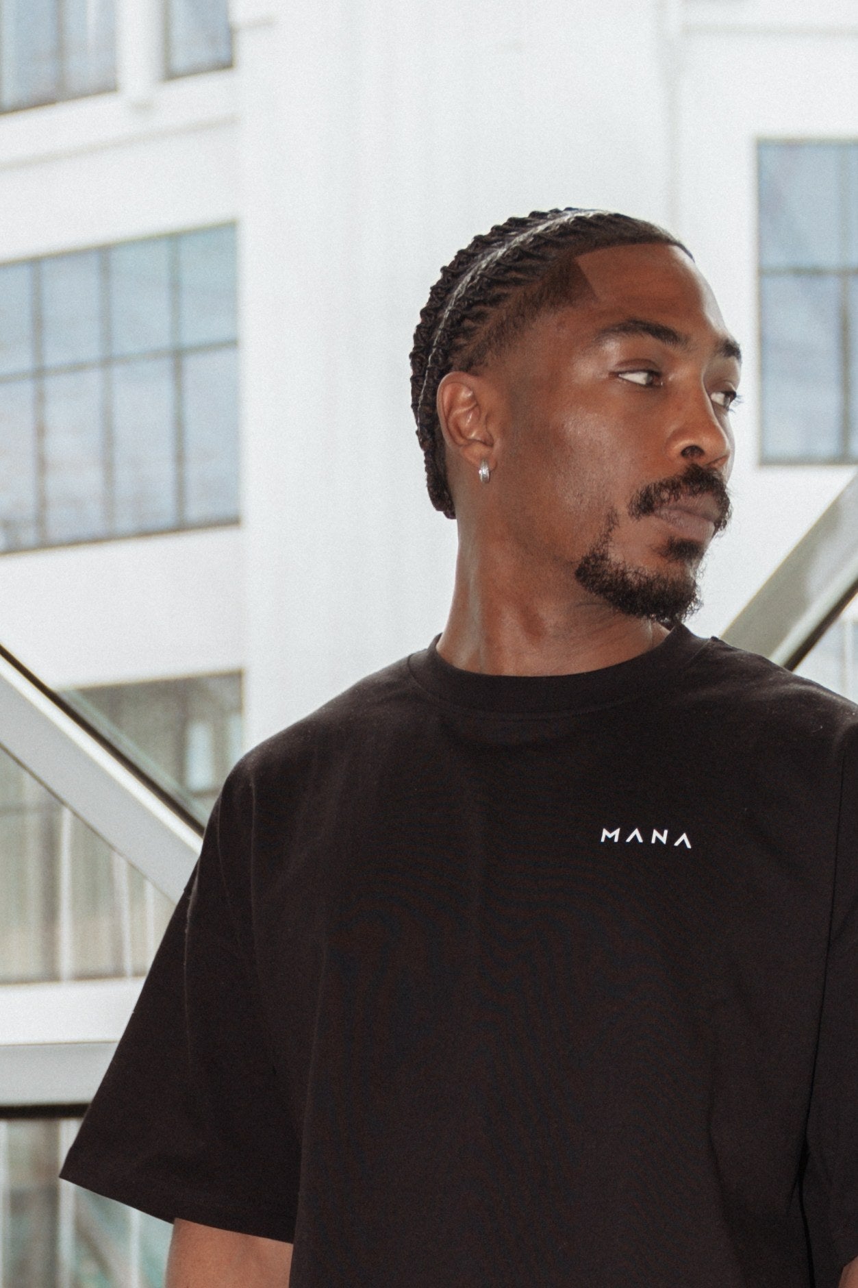 MANA SPC oversized shirt chest logo