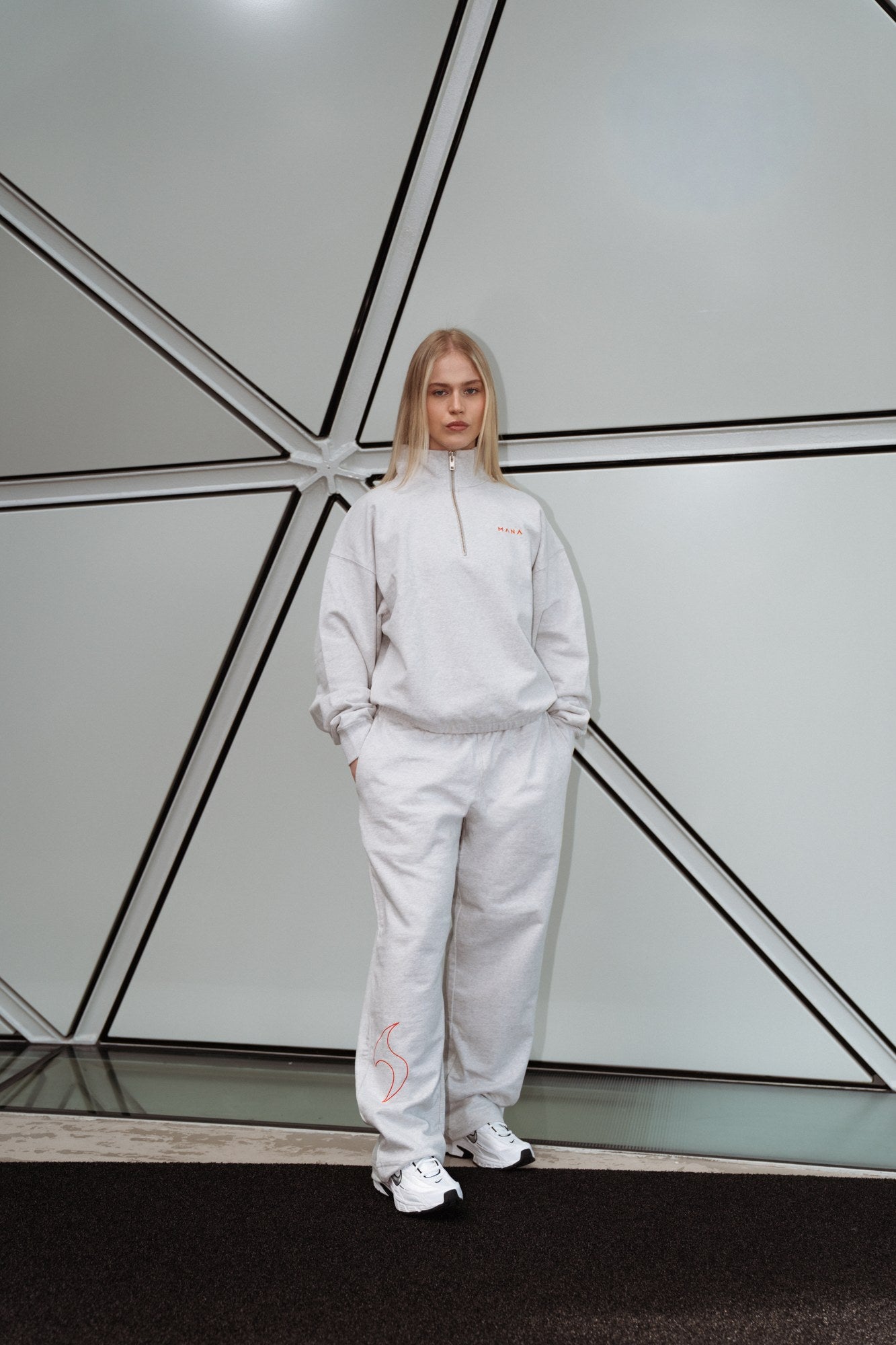 MANA SPC Track Pants — Ash Grey