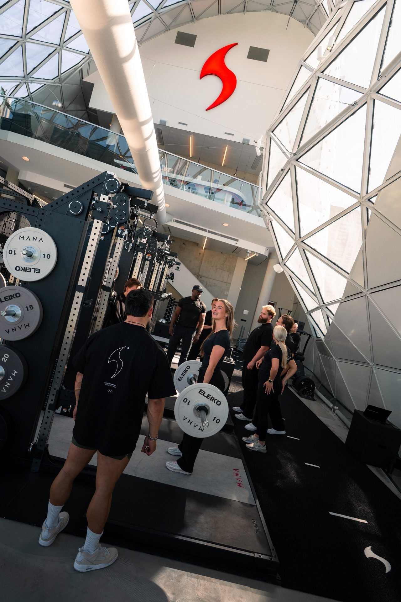 MANA coach working with a member